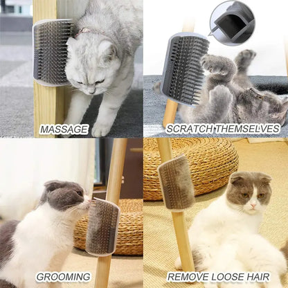 The Corner Nook™ — Self-Grooming Cat Brush, 2-Pack