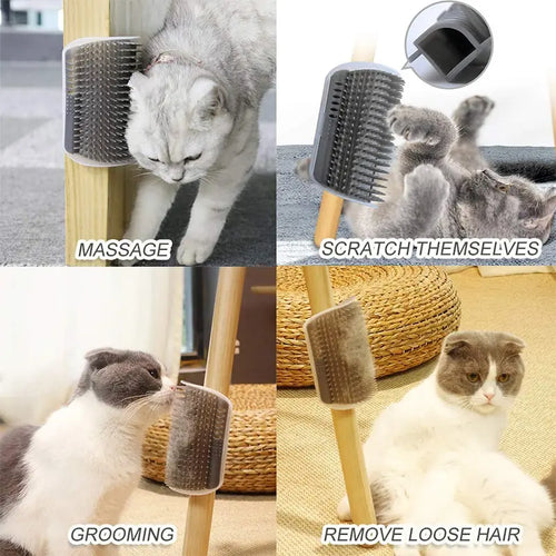 The Corner Nook™ — Self-Grooming Cat Brush, 2-Pack